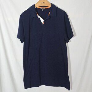 T-Christopher New York Made in USA SS Polo - Blue - Sz M*